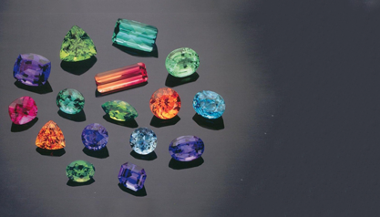 Coloured gemstones by KGK